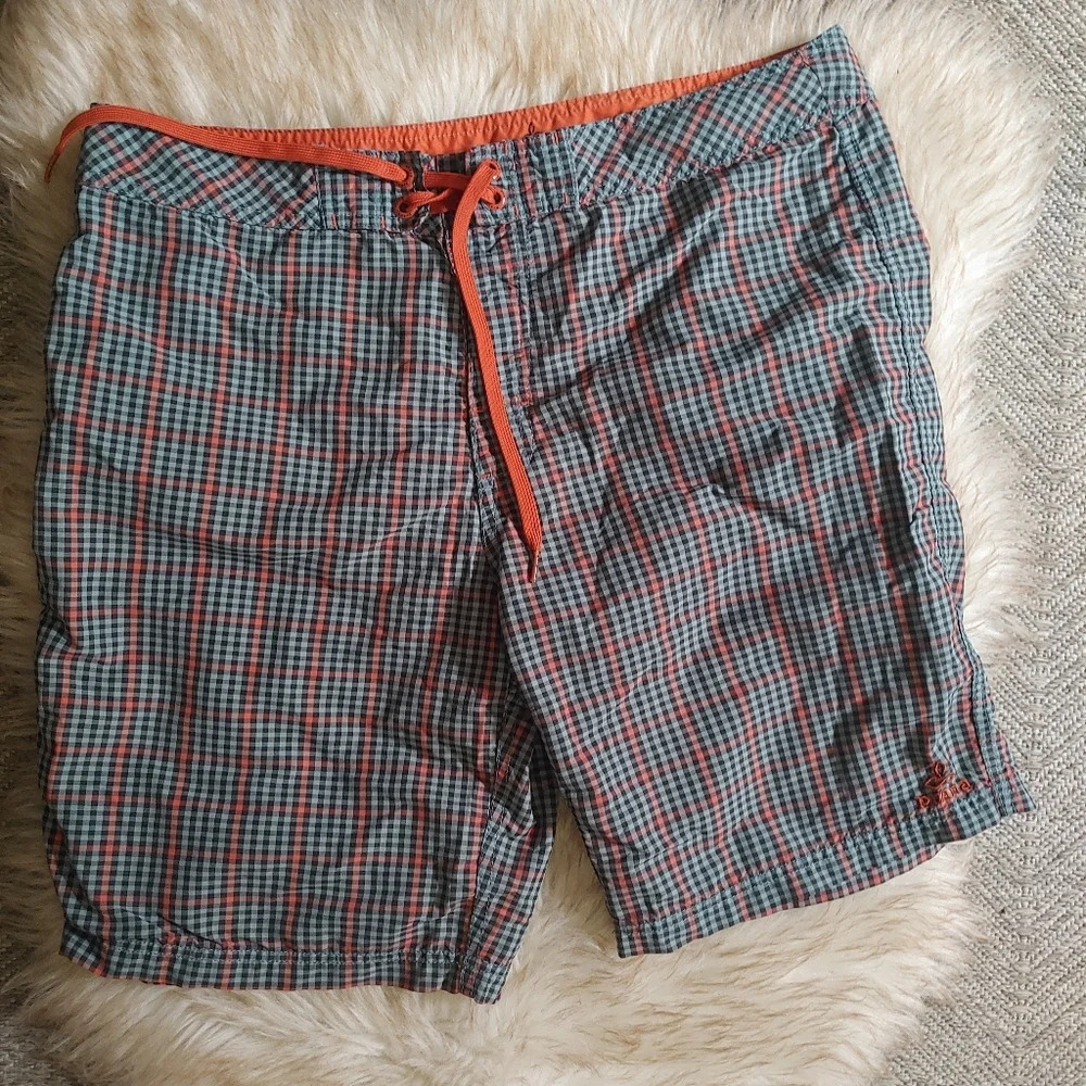 prAna Men's El Porto Shorts, Retro Multicolor Size 36